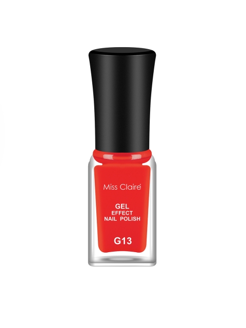 

Miss Claire Gel Effect Chip Resistant Nail Polish G13, Red