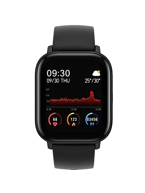 

OPTA Unisex Black Solid Bluetooth Fitness Smart Watch SB-005