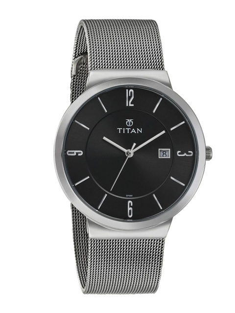 

Titan Men Black Dial Watch 90053SM01J