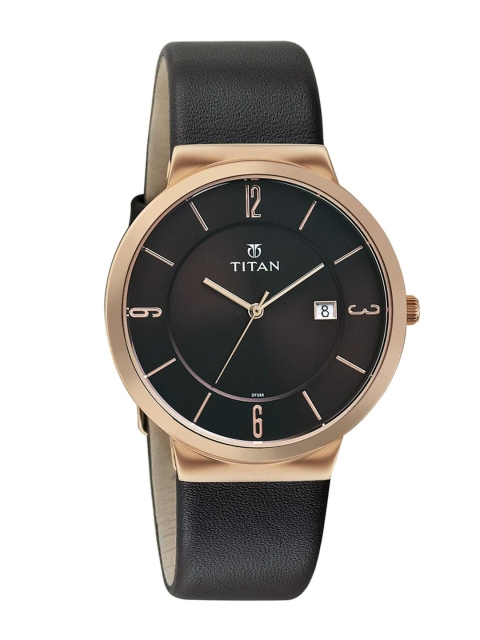 

Titan Workwear Gents-Owago Men Brown Analogue watch NL90053WL01