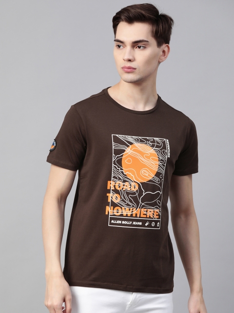 

Allen Solly Sport Men Brown Graphic Printed T-shirt