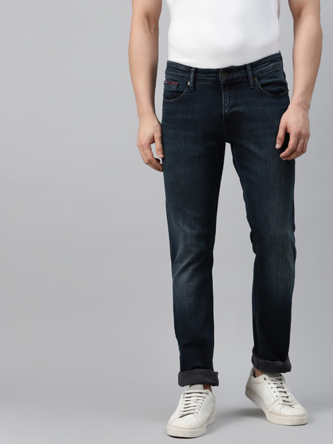 

Tommy Hilfiger Men Navy Blue Scanton Slim Fit Light Fade Stretchable Jeans