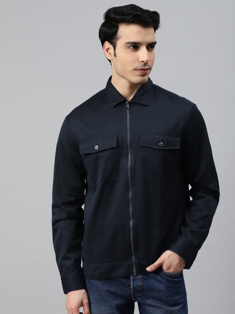 

Tommy Hilfiger Men Navy Blue Pure Cotton Casual Shirt