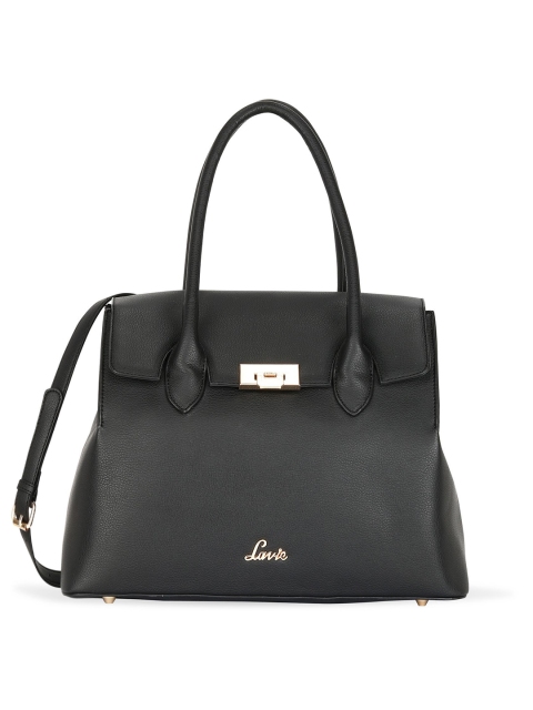

Lavie Black Solid Satchel