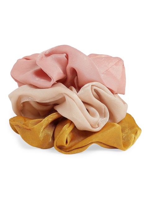 

20Dresses Set of 3 Ponytail Holders, Pink