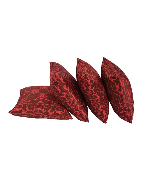 

Portico New York Red Set of 4 Printed 16"x16" Square Cushion Covers