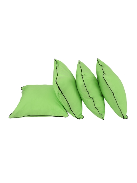 

Portico New York Green Set of 4 Printed 16"x16" Square Cushion Covers