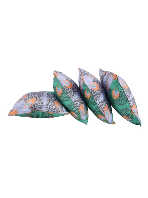 

Portico New York Blue & Green Set of 4 Printed 16"x16" Square Cushion Covers