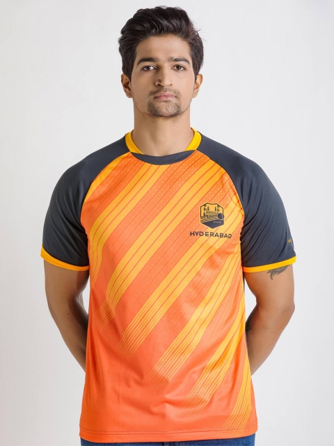 

FLX By Decathlon Men Orange Printed Hyderabad CTY 500 City T-shirt