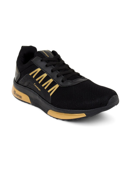 

Champs Men Black Mesh Running Shoes