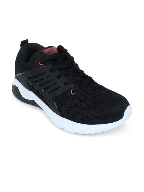 

Champs Men Black Mesh Long Distance Running Shoes