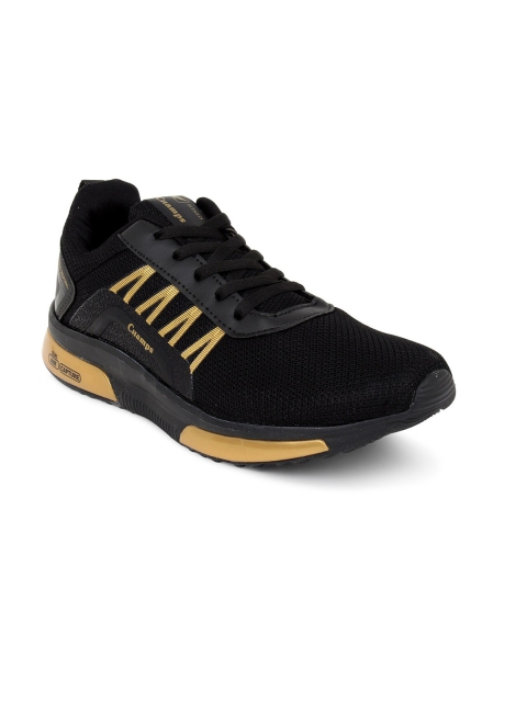 

Champs Men Gold-Toned Mesh Running Shoes