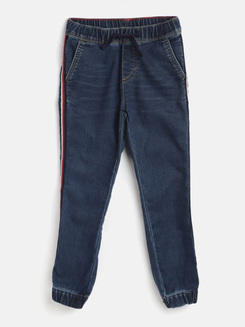 

Tommy Hilfiger Boys Navy Blue Slim Fit Denim Joggers