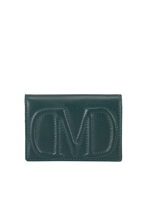 

Da Milano Men Green Textured Leather Card Holder
