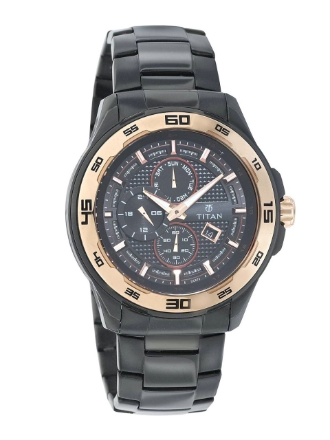 

Titan Men Black Dial Watch NH90008KM02J