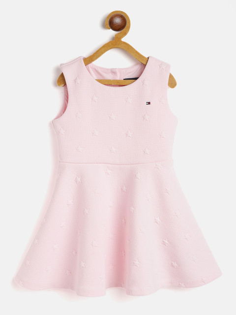 

Tommy Hilfiger Girls Pink Stars Patterned A-Line Dress