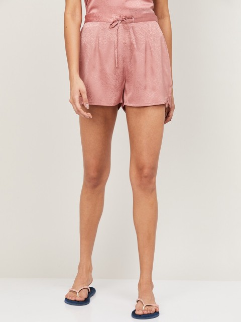 

Ginger by Lifestyle Women Pink Printed Lounge Shorts
