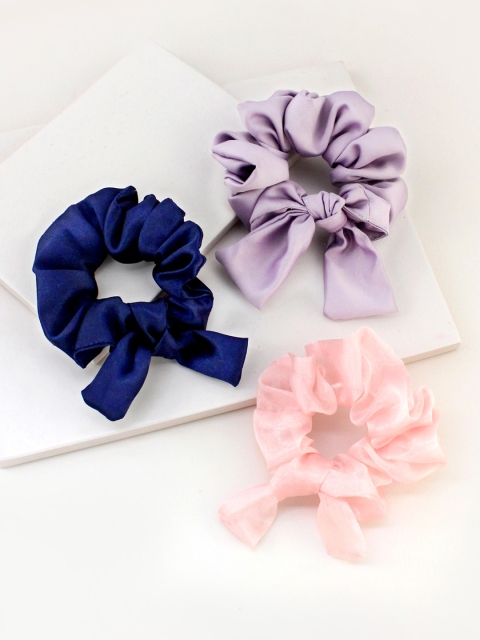 

Runway Ritual Girls Set of 3 Ponytail Holders, Peach