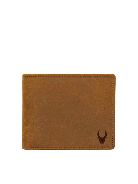 

WildHorn Men Tan Brown Solid Leather Two Fold Wallet