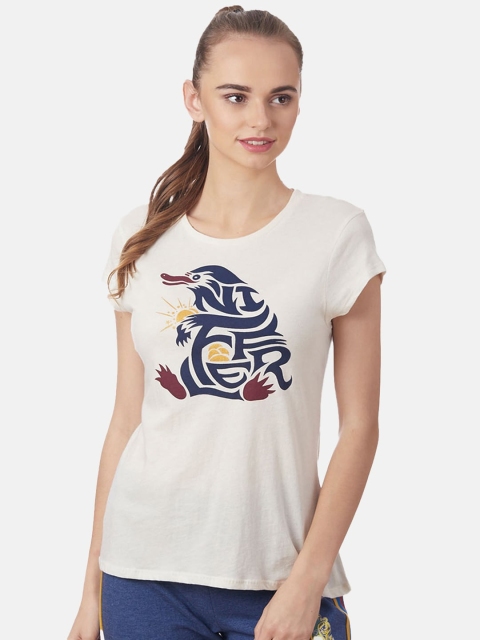 

Free Authority Women Off-White Fantastic Beasts Featured Crew Neck Cotton Pure Cotton T-shirt