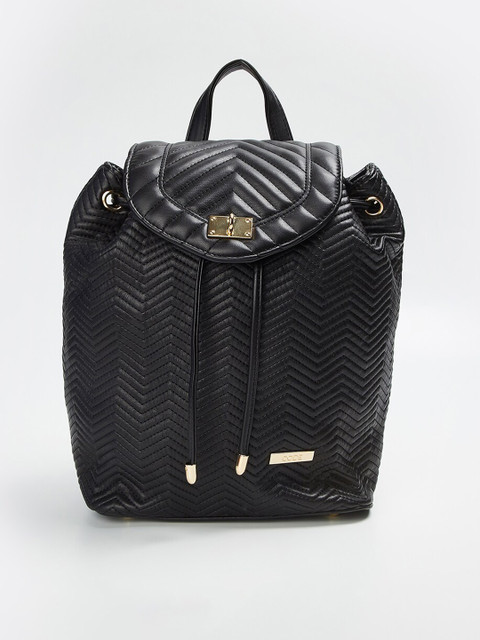 

CODE by Lifestyle Women Black & Gold-Toned Backpacks