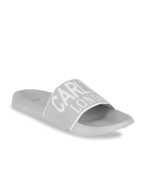 

Carlton London Men Grey Sliders