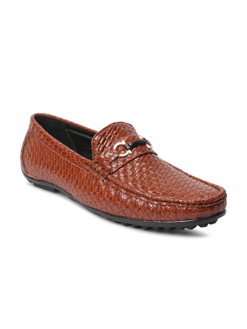 

bacca bucci Men Brown Horsebit Loafers