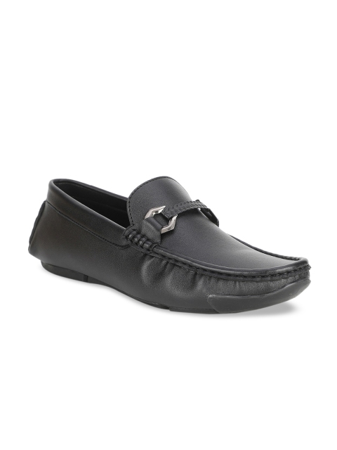 

Bruno Manetti Men Black Loafers Casual Shoes