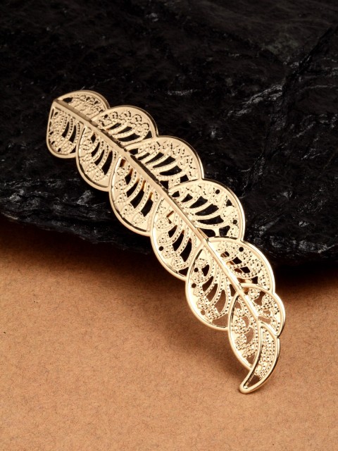

Ferosh Gold-Toned Leafy Hairpin