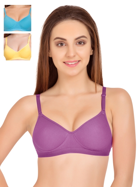 

Tweens Pack of 3 Medium-Coverage T-Shirt Bras 1313, Mauve