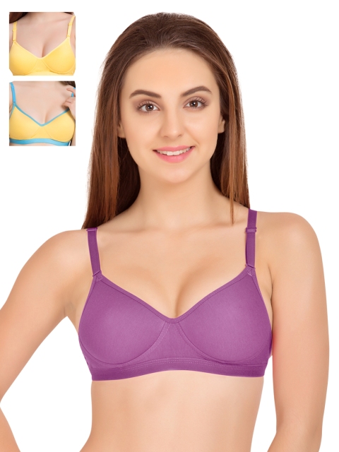 

Tweens Pack of 3 Medium-Coverage T-Shirt Bras 1313, Mauve