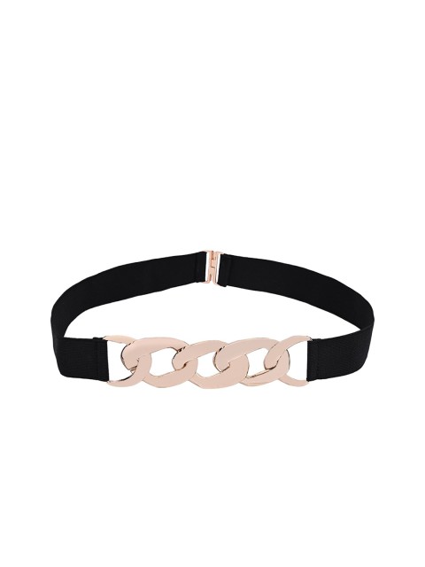 

BuckleUp Women Black Textured Belt
