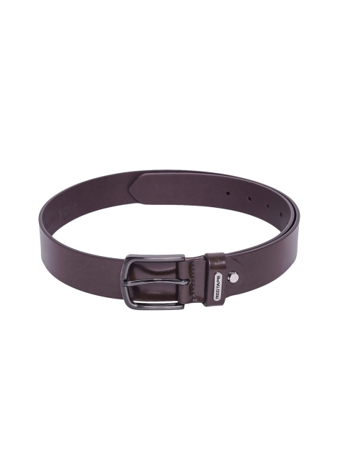 

Red Tape Men Brown Textured Belt