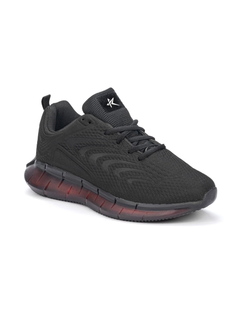 

REFOAM Men Black Mesh Running Shoes