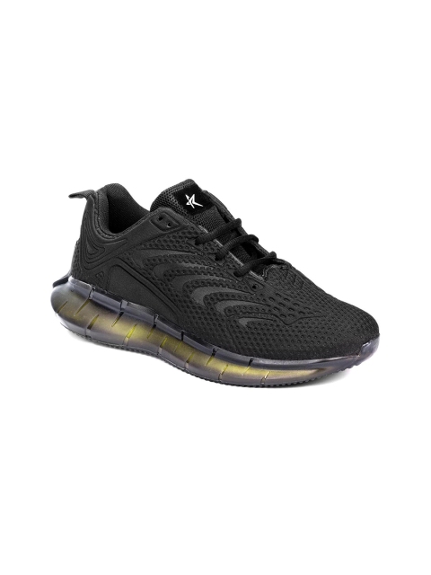 

REFOAM Men Black Mesh Running Shoes