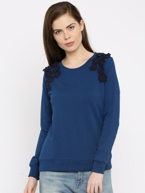 

DressBerry Navy Sweatshirt, Navy blue