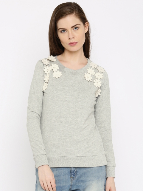 

DressBerry Grey Melange Sweatshirt