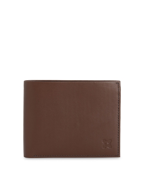 

MERECER MELHOR Men Brown Solid Two Fold Wallet