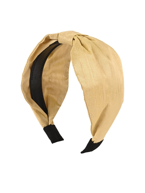 

BuckleUp Women Gold-Toned Knotted Hairband