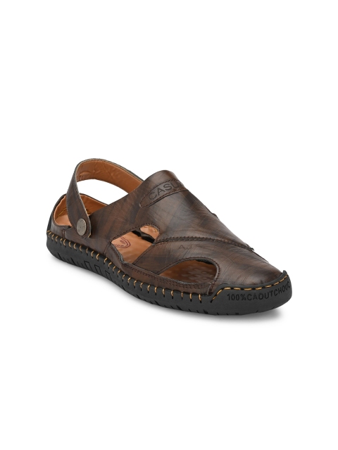 

AfroJack Men Brown Comfort Sandals