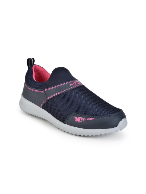 

Liberty Women Navy Blue Mesh Walking Shoes