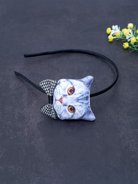 

Golden Peacock Girls Black Hairband