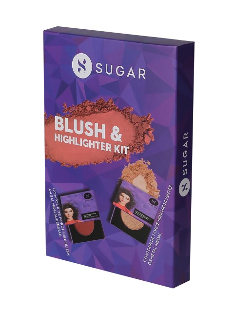 

SUGAR Mini Blush and Mini Highlighter - Gift Box, Multi