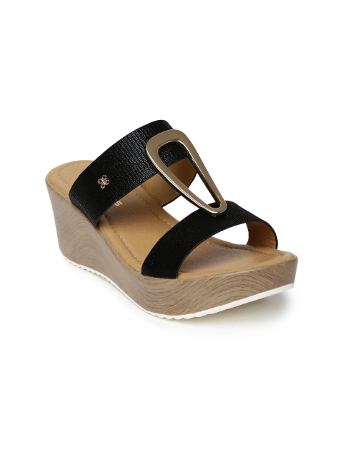 

Addons Women Black Wedges