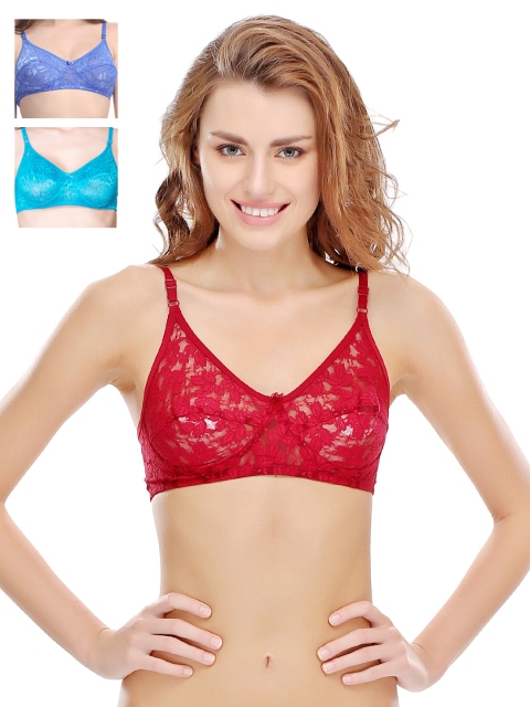 

Clovia Pack Of 2 Bra, Blue
