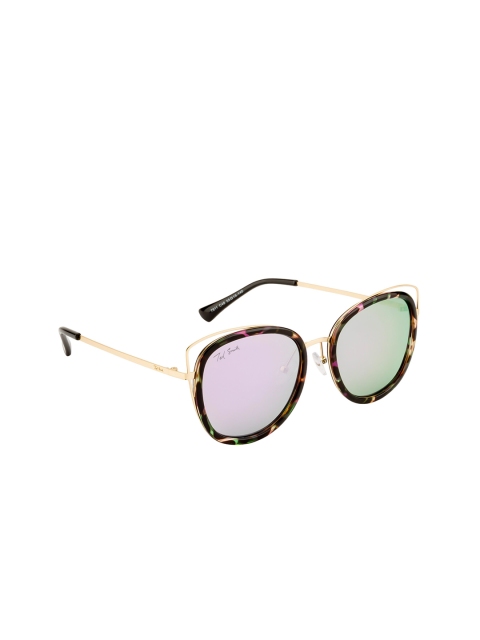 

Ted Smith Women Purple Lens & Gold-Toned Cateye Sunglasses TS-J7911/S_C48