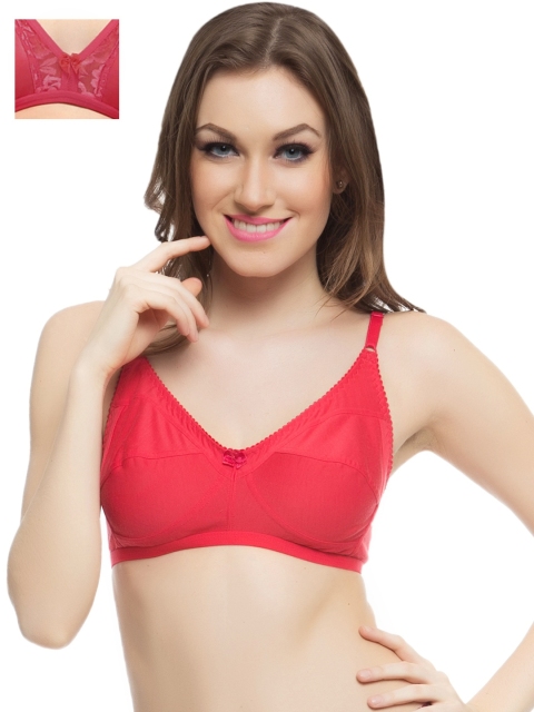 

Clovia Pack Of 2 Bra, Maroon
