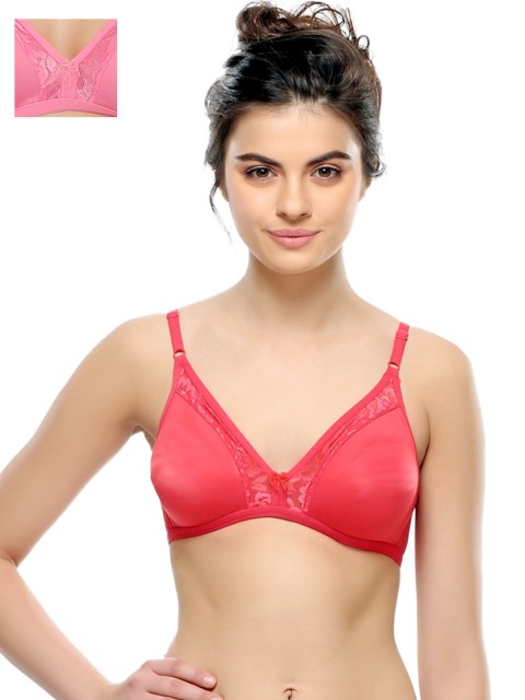 

Clovia Pack Of 2 Bra, Pink