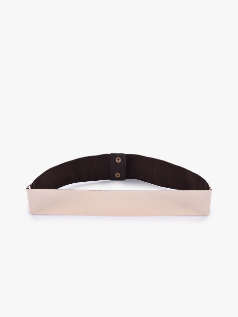 

BuckleUp Women Brown & Pink Textured Belt