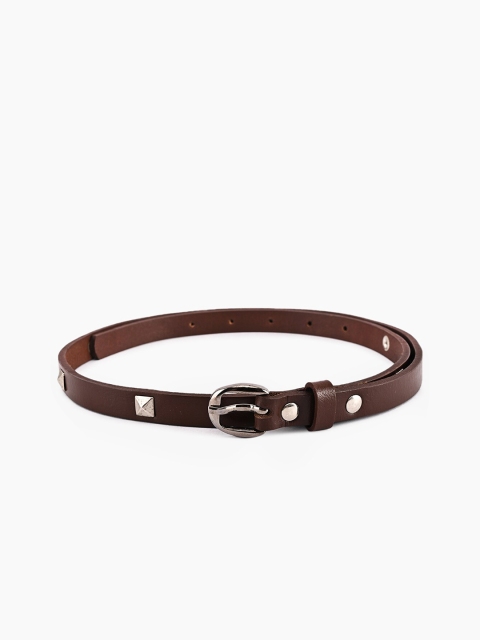

BuckleUp Women Brown Solid Belt